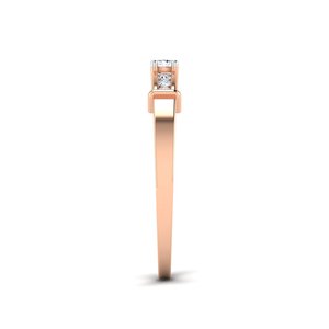 Trendy New Unique Gold Plated IGI Certified Wedding Ring Brilliant Cut Lab Grown Diamond Bezel Set Optimal Women's Engagement - Product Image 6