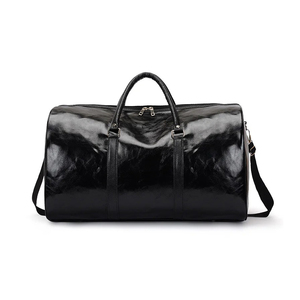 Sac de voyage de luxe en cuir véritable pour hommes Fashion Week Bagages à main pour le week-end - Product Image 4