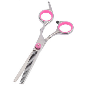 Tijeras de pelo de etiqueta privada personalizadas recién llegadas, hoja de acero inoxidable con mango de cerámica, herramienta de belleza a precio competitivo - Product Image 3