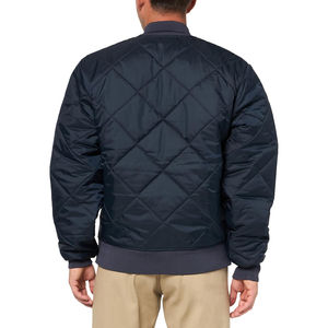 Chaqueta de Invierno de Diseño OEM, Chaqueta Acolchada de Algodón Lisa, Chaqueta de Softshell Tipo Polo, Chaqueta Brillante con Relleno de Plumón para Hombre - Product Image 5