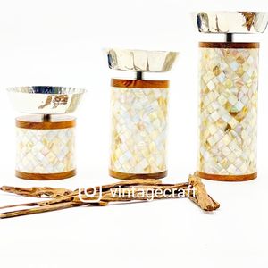 Plateau de service en bois avec incrustation de nacre, style animal traditionnel, décoration de la maison écologique - Product Image 3