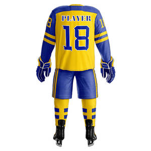 Low MOQ Outdoor Sports Wear Adults Ice Hockey Uniform for Men Good Quality Team Sports Sublimation Ice Hockey Uniform for Men - Product Image 3