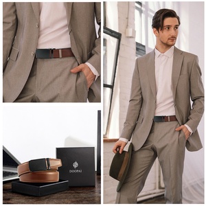 เข็มขัดหนังแท้สำหรับผู้ชายและผู้หญิงเข็มขัดแฟชั่นแบรนด์ดัง - Product Image 3