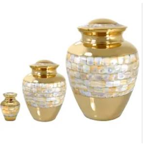 Urna de cremación decorativa de Venta caliente con suministros funerarios de recuerdo gratis en diseño de lujo - Product Image 5