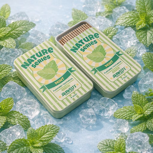Stuzzicadenti al Gusto di Menta in Scatola di Latta per Smettere di Fumare - Product Image 1
