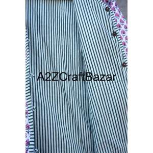 Veste réversible en coton matelassée pour femmes, faite à la main, imprimé floral en blocs, vêtements bohèmes, patchwork, vêtements d'hiver réversibles pour femmes - Product Image 4