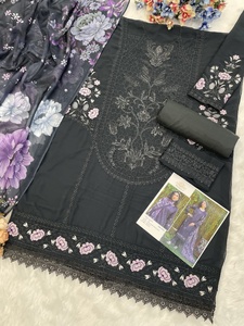 Bonne Qualité Faux Georgtte Avec Broderie Salwar Costume Femme Mode Fabricant Et Fournisseur De L'Inde - Product Image 6