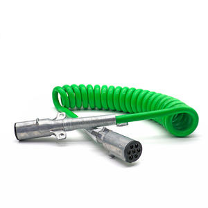 Cable de alimentación ABS para remolque de 7 pines Cable de conector de extensión de semirremolque de 7 vías para enlace de iluminación de camión Tractor - Product Image 4