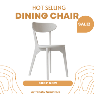 Home Living and Dining Furniture Dining <b>Chairs</b> With Teak Wood Material Modern Design For Cafeteria and Restaurant - Product Image 6