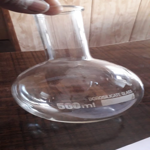 Fiole en verre borosilicate de 250 ml pour usage chimique - Product Image 2