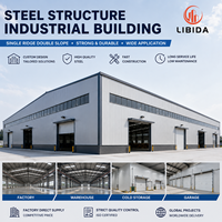 Entrepôt préfabriqué en structure métallique, atelier, bâtiment d'usine, résistant au vent, résistant à la neige, résistant aux tremblements de terre
