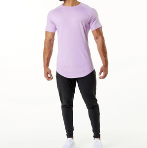 Factory Custom Logo Muscle Fit T Shirt Crew Neck Short Sleeves Blank Drifit <b>Tshirt</b> for Mens - Product Image 4