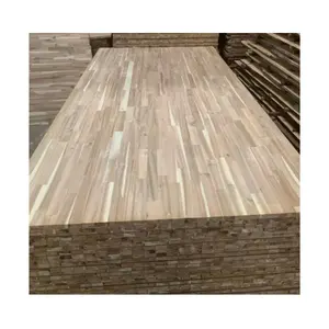 Papan bersendi jari 2440cm x 1220cm ketebalan disesuaikan produsen sambungan jari kayu Acacia