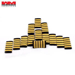 Hombreras Personalizadas Oro Negro Hihg Calidad Charretera Con Hombreras Con Cordones Hombreras Hechas De Seda Mylar & Bullion - Product Image 6