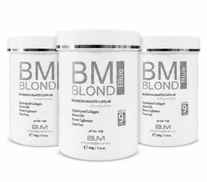 Líquido Decolorante Permanente Bionat Blond Blue 500g - Paquete de 6 Sin Amoníaco Grado Cosmético - Product Image 2