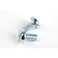 Vis à tête cylindrique fendue en acier au carbone de grade 2 UNC UNF, vis de machine zinguées ASME B18.6.3
