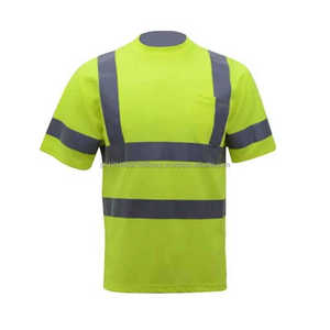 Camiseta Polo de Manga Corta Reflectante de Alta Calidad para Trabajadores de la Construcción, Camisetas de Seguridad con Logotipo Personalizado OEM - Product Image 1