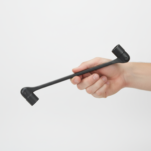 Kit d'outils métriques OEM à faire soi-même, clé à douille flexible à double extrémité avec finition chromée noire, acier au chrome-vanadium - Product Image 1