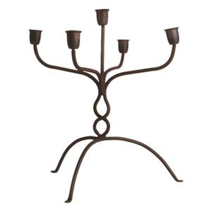 Wholesale Minimalist <b>Black</b> Taper CandlestickSet Industrial Style Metal <b>Candle</b> Stand for Hotel Restaurant Modern Loop <b>Pillar</b> Base - Product Image 4