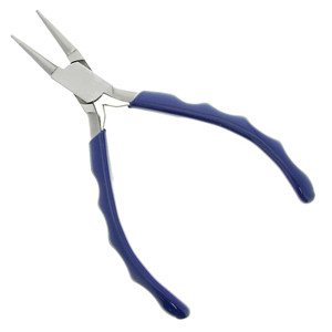 130mm Stainless Steel Round Nose <b>Pliers</b> Red DIY Handmade <b>Jewellery</b> Making Tool New Condition - Product Image 6