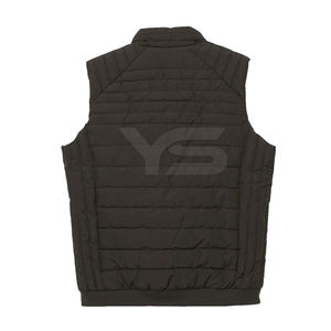 Veste matelassée sans manches pour homme Veste bulle extérieure légère et tendance avec option multicolore - Product Image 2