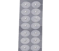 Recharge de graines auriculaires avec ruban adhésif transparent argenté pour acupuncture corporelle
