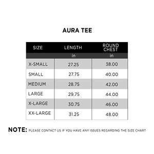 T-shirt Performance Aura avec graphismes sérigraphiés, coton teint en fil 300 GSM - Product Image 3