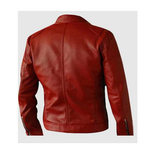 Chaqueta de Cuero Unisex Personalizada con Cuello Alto, Estilo Casual, Disponible a un Precio de Mercado Razonable, Personalización OEM - Product Image 2