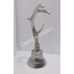 Campana Decorativa Navideña con Asa de Estilo Cuerno de Ciervo, Campanas Decorativas Hechas a Mano, Campanas de Metal con Diseños Novedosos - Product Image 2