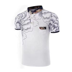 Sublimación completa de diseño personalizado para hombre para camisa Polo, ropa informal de manga corta con patrón sólido, ropa de manga corta a la moda - Product Image 1