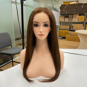 Super doble dibujado 100% Peluca de pelo Remy virgen de alta calidad de encaje completo Rubio lejía materia prima India origen vietnamita - Product Image 3