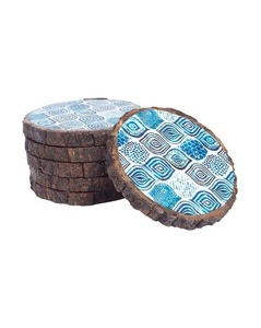 แผ่นรองแก้วกาแฟไม้มะม่วงงานฝีมือคุณภาพพรีเมียมจาก FAIZA CRAFT สินค้าขายดี ดีไซน์หรูหรา เป็นมิตรกับสิ่งแวดล้อม สไตล์โมเดิร์น - Product Image 2