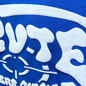 Peinture personnalisée noir évasé hommes survêtement Streetwear femmes pantalons empilés ensembles 2 pièces survêtement ensemble avec poches - Product Image 5