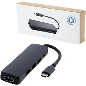 Sustainable <b>USB</b>-<b>C</b> to for <b>HDMI</b> Loop Adapter Eco-Friendly Technological Gadget for Promotions - Product Image 3
