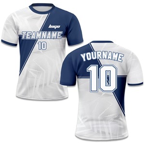 Personalizable 100% Poly Hombres Fútbol Jersey Equipo Uniformes Nombre Logo OEM Servicio para niños jóvenes Corte automatizado para hombres Mujeres - Product Image 1