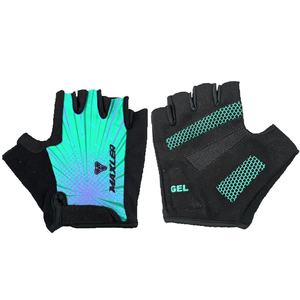 Gants de vélo d'été unisexes à demi-doigts en polyester respirant, antidérapants et résistants à l'usure, élastiques pour vélo de route - Product Image 1