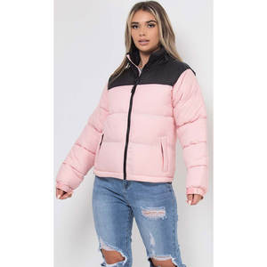 Custom Made Women Plus Size Hooded Puffer Jacket Breathable <b>Quilted</b> Windproof Winter Season - Product Image 1