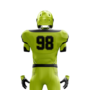 Uniforme de Fútbol Americano 100% Poliéster Transpirable de Manga Corta, Servicio OEM Personalizado, Precio Razonable - Product Image 6