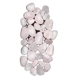 Natural fine polished tumbled stones bulk tumbled tones Rose Quartz Tumbled Stones from Agate Export