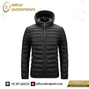 Nueva Parkas gruesas de algodón con capucha de otoño para hombre, chaqueta delgada informal a la moda, abrigo para hombre, venta al por mayor, chaqueta impermeable cálida para hombre 2020 - Product Image 2