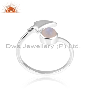 แหวนคอลเลกชันหัวลูกศร925แหวนเงินสเตอร์ลิงเครื่องประดับอัญมณีธรรมชาติผลิต - Product Image 1