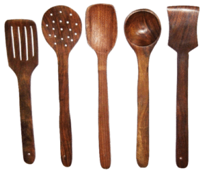 Cuillère de service et de cuisson en bois de haute qualité accessoires de cuisine écologiques cuillère à mélanger - Product Image 1
