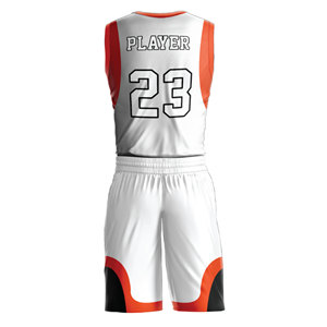 Ensembles de maillots de basket-ball à la vente chaude pour unisexe, grande taille, séchage rapide, respirant, 100% polyester, vêtements de sport personnalisés - Product Image 3