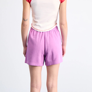 Pantalones cortos deportivos personalizados para mujer, transpirables, de algodón elástico, con cordón en la cintura, ajuste relajado para correr y entrenar - Product Image 4