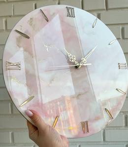 DENTS Epoxy Resin <b>Wall</b> <b>Clocks</b> for Exquisite Spaces Unique Home <b>Decor</b> Gift <b>Wall</b> Epoxy Ocean <b>Clock</b> by Antique Creation - Product Image 5