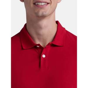 Diseño personalizado de alta calidad Verano transpirable para camiseta de polo Solapa informal con logotipo de empresa bordado Patrón sólido - Product Image 2