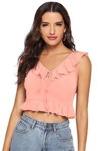 Hauts courts exclusifs à forte demande de la boutique indienne Premium, vêtements de fête et Western ordinaires tricotés confortables - Product Image 6