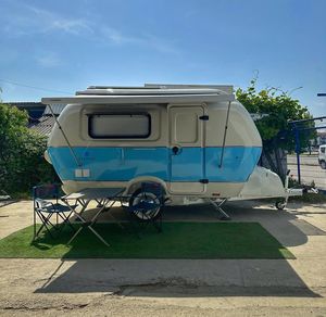 Mini Trailer Travel RV Camper Caravan Fiberglass Aluminum Camping European 2025 Slide Outfit Teardrop <b>Light</b> Luxury Steel Chassis - Product Image 6