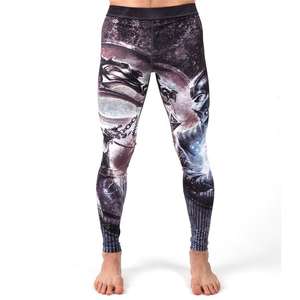Pantalones Deportivos de Compresión para Hombre, Sublimados, para Baloncesto, Fitness, Running, Entrenamiento, Base, Alta Elasticidad, Secado Rápido - Product Image 1