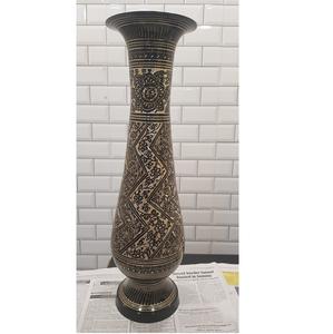 Jarrón de flores nórdico para el hogar, fiesta de boda, hecho a mano, Metal de calidad superior chapado en oro, nuevo estilo, decoración de mesa para sala de estar - Product Image 5